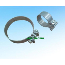 Accuseur en acier inoxydable Single Bolt Exhaust Clamp étroit