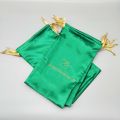 Custom large drawstring ingerie satin bag gift pouch bag with custom logo