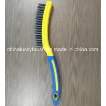 Double Colour Steel Wire Barbecue Equipment Brush (YY-506)