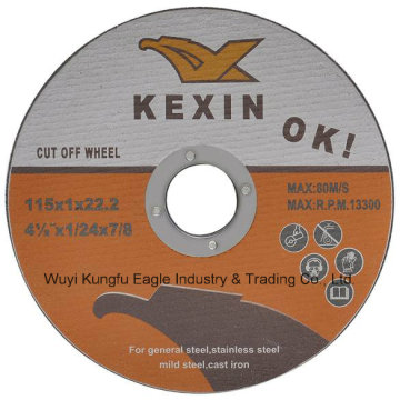 115X1 Reinforced Cutting Disc for Stainless Steels En12413