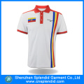 Homens Cottton Bordado Designs Polo Polo