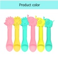 Cute Elephant-shape Toddler Silicone Spoon Train Soft Spoon