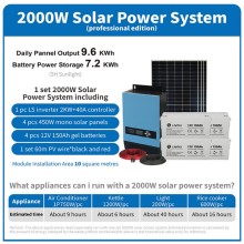 Sistema de energía solar solar en cuadrícula