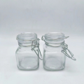 Round Clear Storage Hermetic Jar with Latch Lid