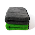 Mikrofaser -Bicolor -Korallen -Fleece -Auto -Waschen von Stofftuch Handtuch