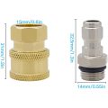 Pressure Washer Adapter Set Quick Connector Pressure Universal 1/4 Quick Connect Set