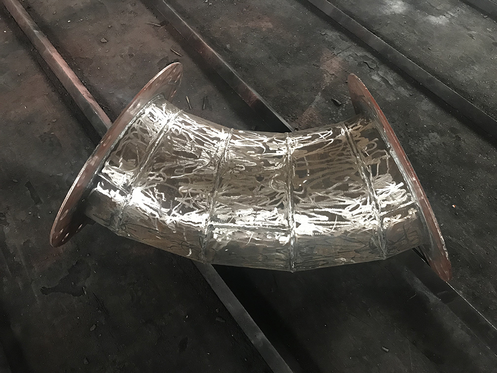 Mitre Elbow Made from Chromium Carbide