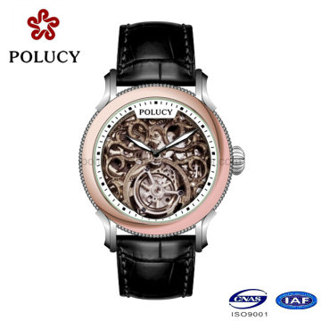 Manufacturer Make Custom Mechanical Skeleton Watches for Men