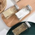 Square glass spice jars with Shaker Tops sifter
