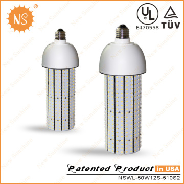 UL Post Top LED Bombilla de luz de maíz 50W