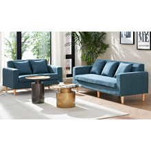 Einfaches Design Stoff Sofa Set Wohnzimmermöbel