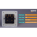 Igoto Estándar británico D3041 4 Gang 1 Way Switch