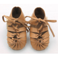 Hochwertige weiche Kleinkind-Baby-Sandalen aus echtem Leder