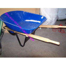 wooden handle 100L tray wheelbarrow