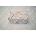 Natural handmade paper bow tie gift box