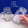 16oz Glass Mason Jar with Handle