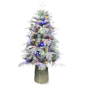 High Quality Pre-Lit Christmas Tree PVC PE Xmas Tree For Home Outdoor Decoration