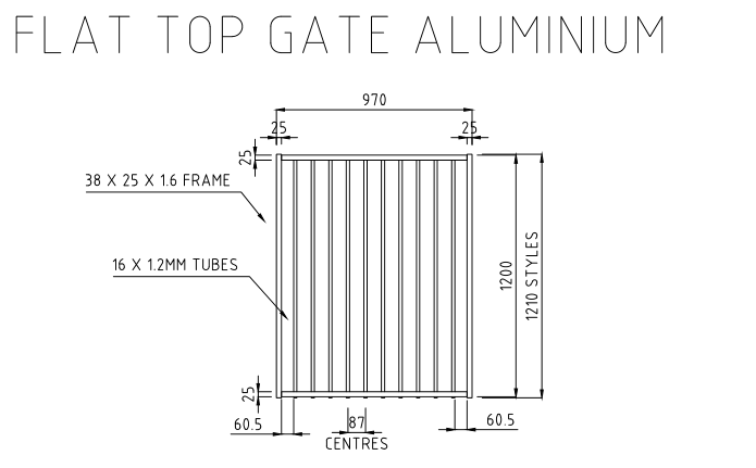 POOL FENCE GATE