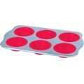 Aço de carbono quadro do silicone muffin pan