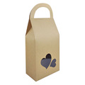 Kraft Paper Clear Window Die Cut Paper Bag