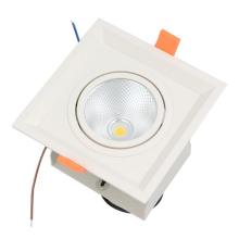 Dimmable COB Square LED Grille Light Recessed LED Ceiling Downlight