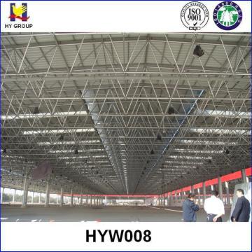 Prefab steel structure space frame warehouse roof