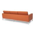 Florence Mitte des Jahrhunderts moderne Drei -Sitzer -Sofa