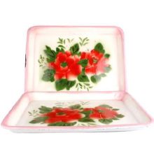 Beautiful and Useful Enamel Square Plate Wholesale