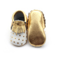 2018 Hot On Sale Mocassins pour bébé en matériau souple