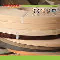 Bandas de borde del PVC del color de madera del grano para el tablero de la melamina
