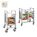 Commercial heavy duty stainless steel bakery trolley