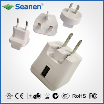 5VDC 2A White Color Universal/Multi Travel Charger