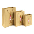 White cardboard paper shopping bags