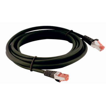 cat6 3m F/UTP copper version 27awg LSZH black jacket patch cord