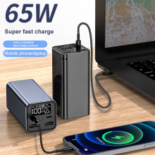 65W Super Fast Charger Power Bank For Laptop