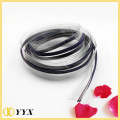 Exquistite and clear nylon teeth pvc tape zipper