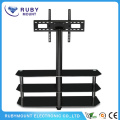 Tempered Glass Living Room Furniture TV Stand DVD Bracket