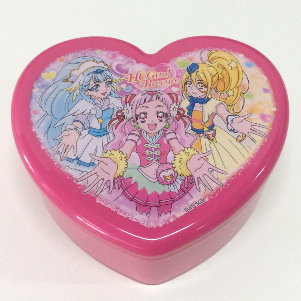 Plastic Cartoon Heart Shaped Double Layer Storage Box