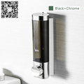 New Design Wall Mounted Hotel Manual ABS Plastic Liquid Shower Gel Automatic infrared Soap Dispenser