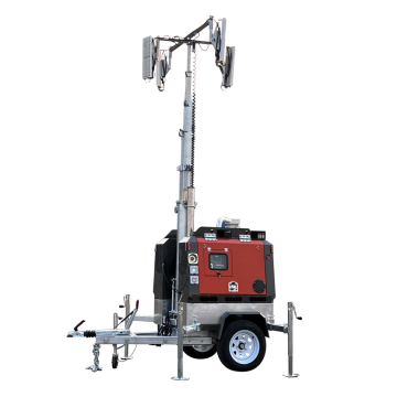 Mobile Light tower with 9m Diesel Generator