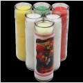 168 hours burning glass candle