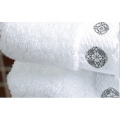 Luxury and fashional 100% cotton hotel bath towel , face towel and hand towel