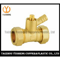 Brass Copper Pipe Fittings with Two Nuts (YS3114)