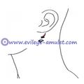 Evil Eye Dangle Earrings Wholesale