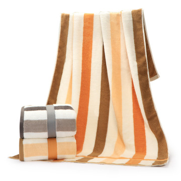 100% Algodão Stripe Beach Towel Tamanho Grande