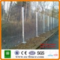 Green coated welded security high fencing