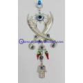 Turkey blue eyes Hamsa pendant Zulfiqar crossed swords machete wall home decoration