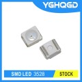Tamanhos de LED SMD 3528 branco quente