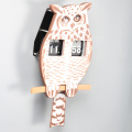 Owl Flip Wall Clock with Pendulum