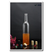 750ml High Quality Red/White Wine Glass Bottle with Rock Stopper